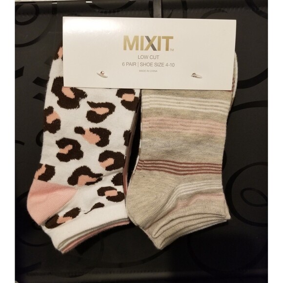 Mixit 6 Pair Low Cut Socks Womens - Picture 1 of 4